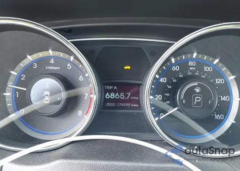 2014 Hyundai Sonata Gls z USA, uszkodzony, nr VIN 5NPEB4AC9EH837453